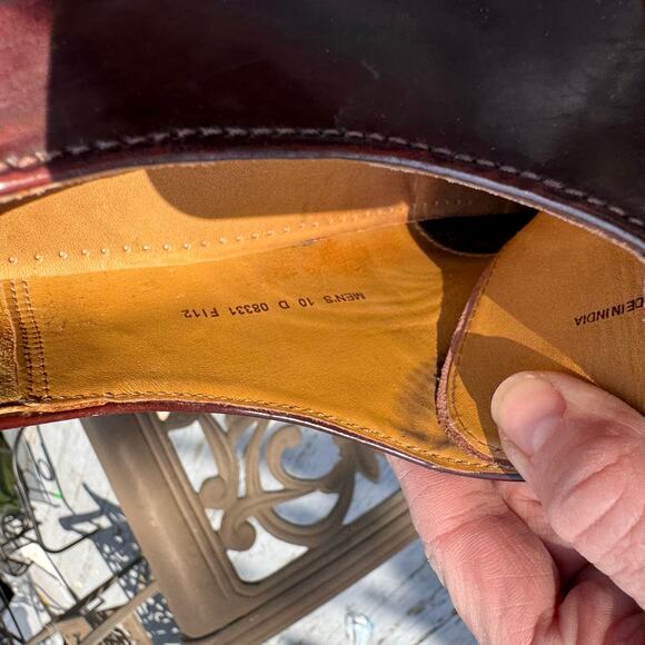 Cole Haan EUC brown men’s leather dress shoe size 10 main image 7